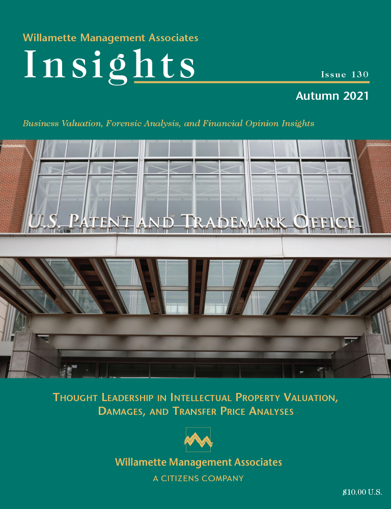Willamette Management Associates Autumn 2021 Insights cover page